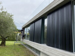 Villa Tannay Geneva Elvetia curatare prin hidrosablare fatade, terase, scari, lemn, beton