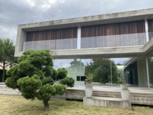 Villa Tannay Geneva Elvetia curatare prin hidrosablare fatade, terase, scari, lemn, beton