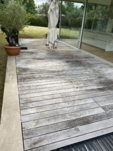Villa Tannay Geneva Elvetia curatare prin hidrosablare fatade, terase, scari, lemn, beton