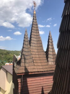 Curatare sablare lemn biserica reformata din Grigorescu, Cluj
